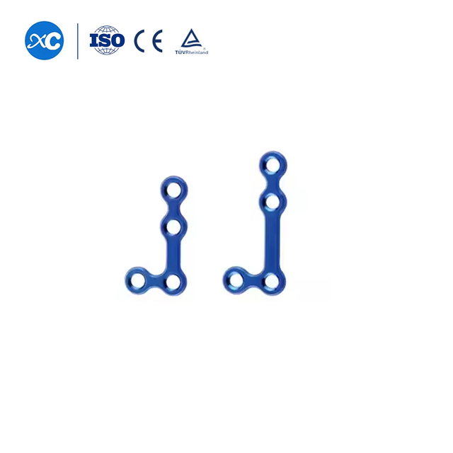 2.0 Челюстно-лицевая мини-фиксирующая пластина 90°L