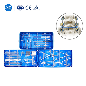 Набор инструментов для спинальной транспедикулярной винтовой системы диаметром 5,5 мм