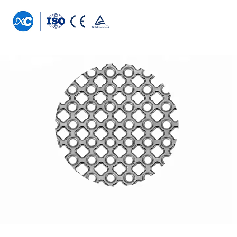 Титановая сетка с круглым отверстием
